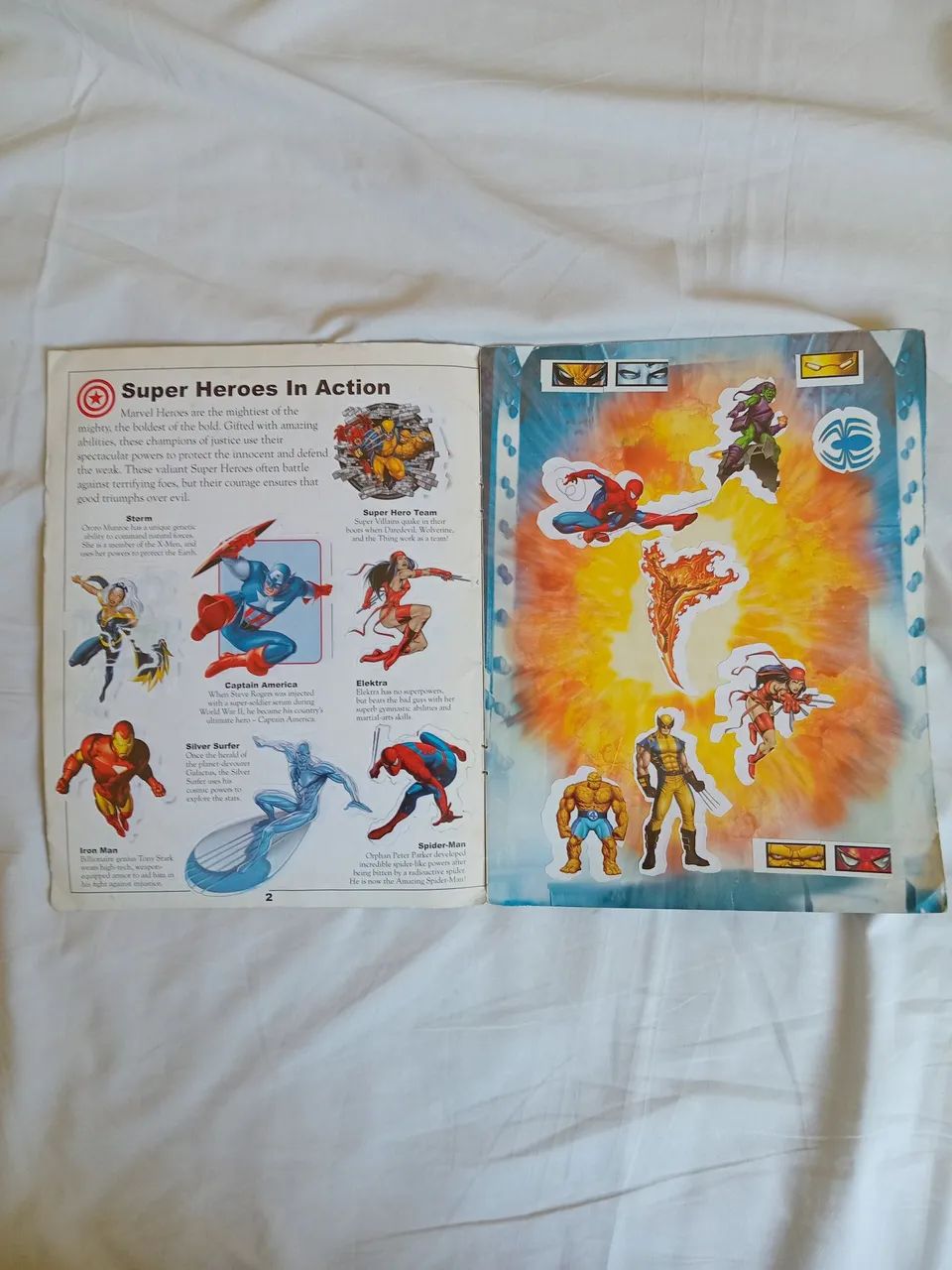 Álbum Glow in the Dark Marvel Heroes  - Foto 2