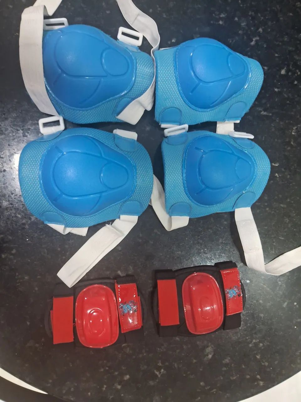 Kit proteção joelheira infantil 
