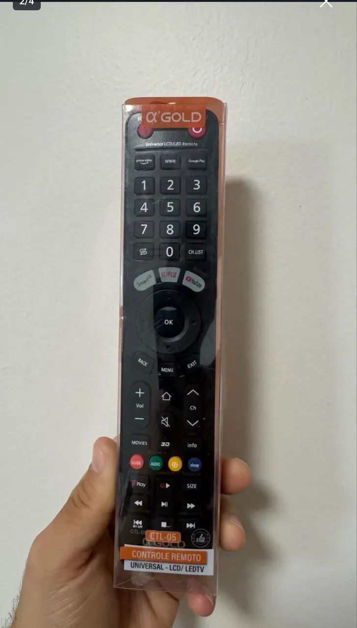 Controle universal AGOLD para TVs , comp com diversas marcas  - Foto 3