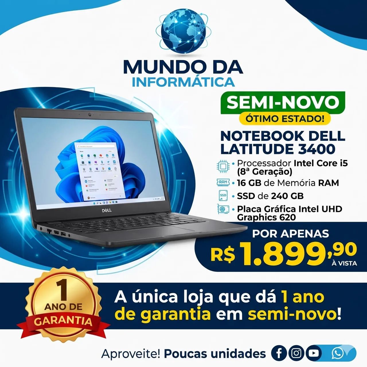 Notebooks semi-novos