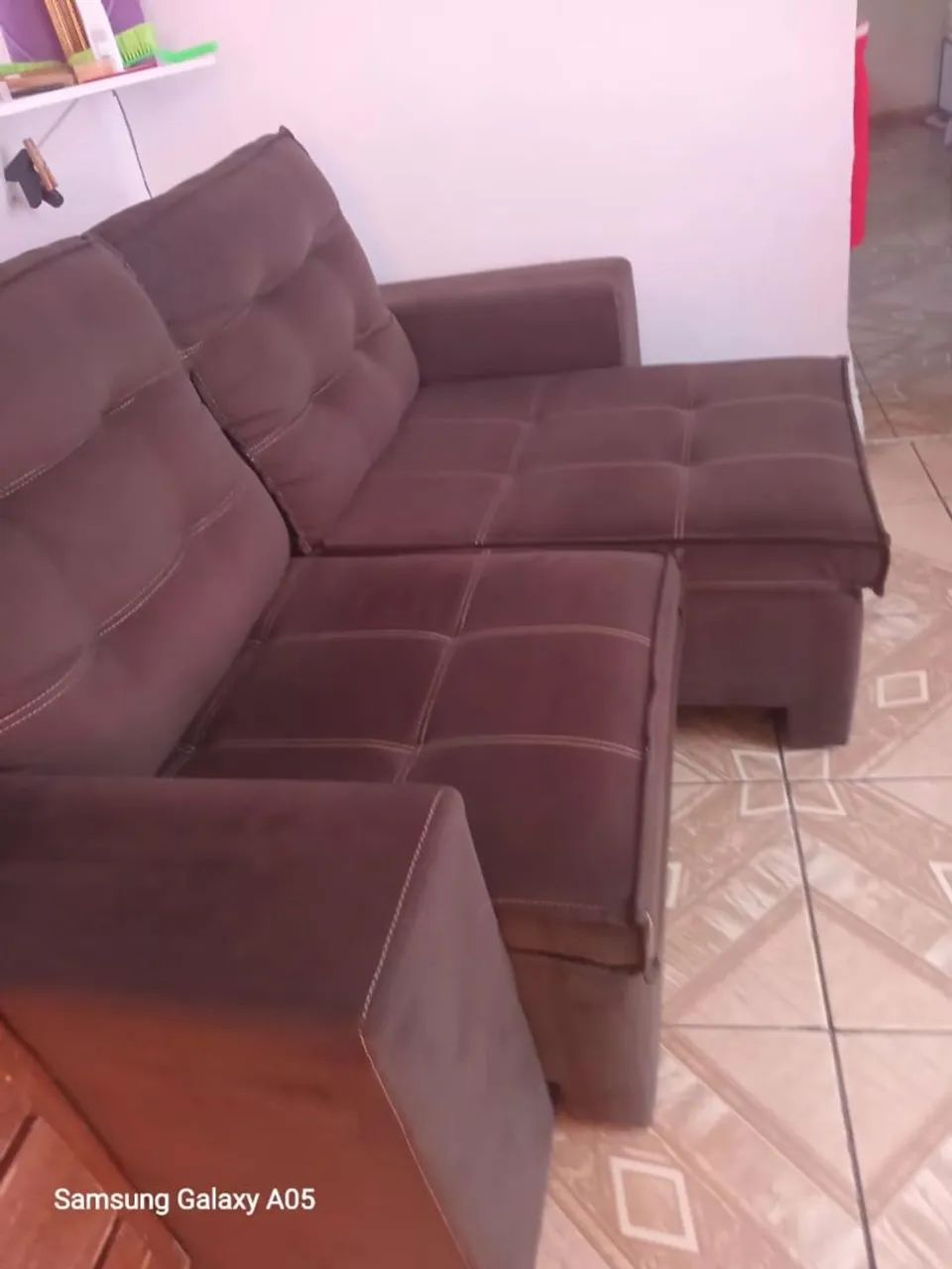 Sofa retratil 03 lugares - Foto 2