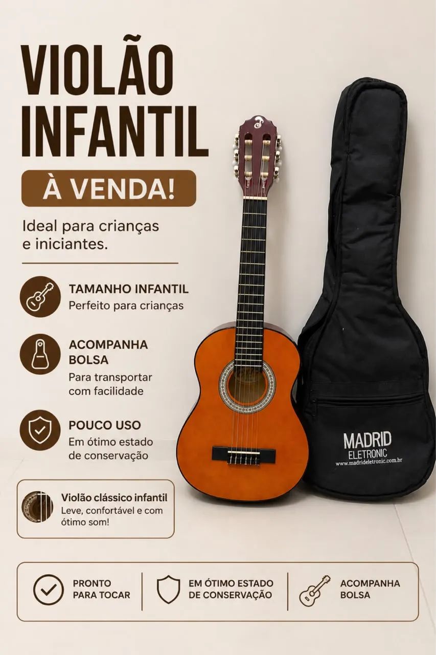 Violão Clássico Infantil Giannini
