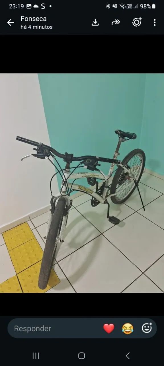 Vende se uma bicicleta        contato: * - Foto 4
