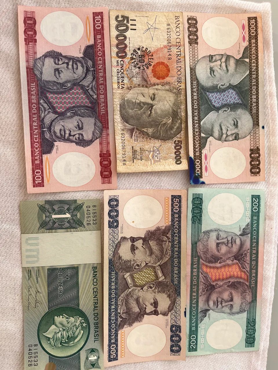 Cédulas antigas 