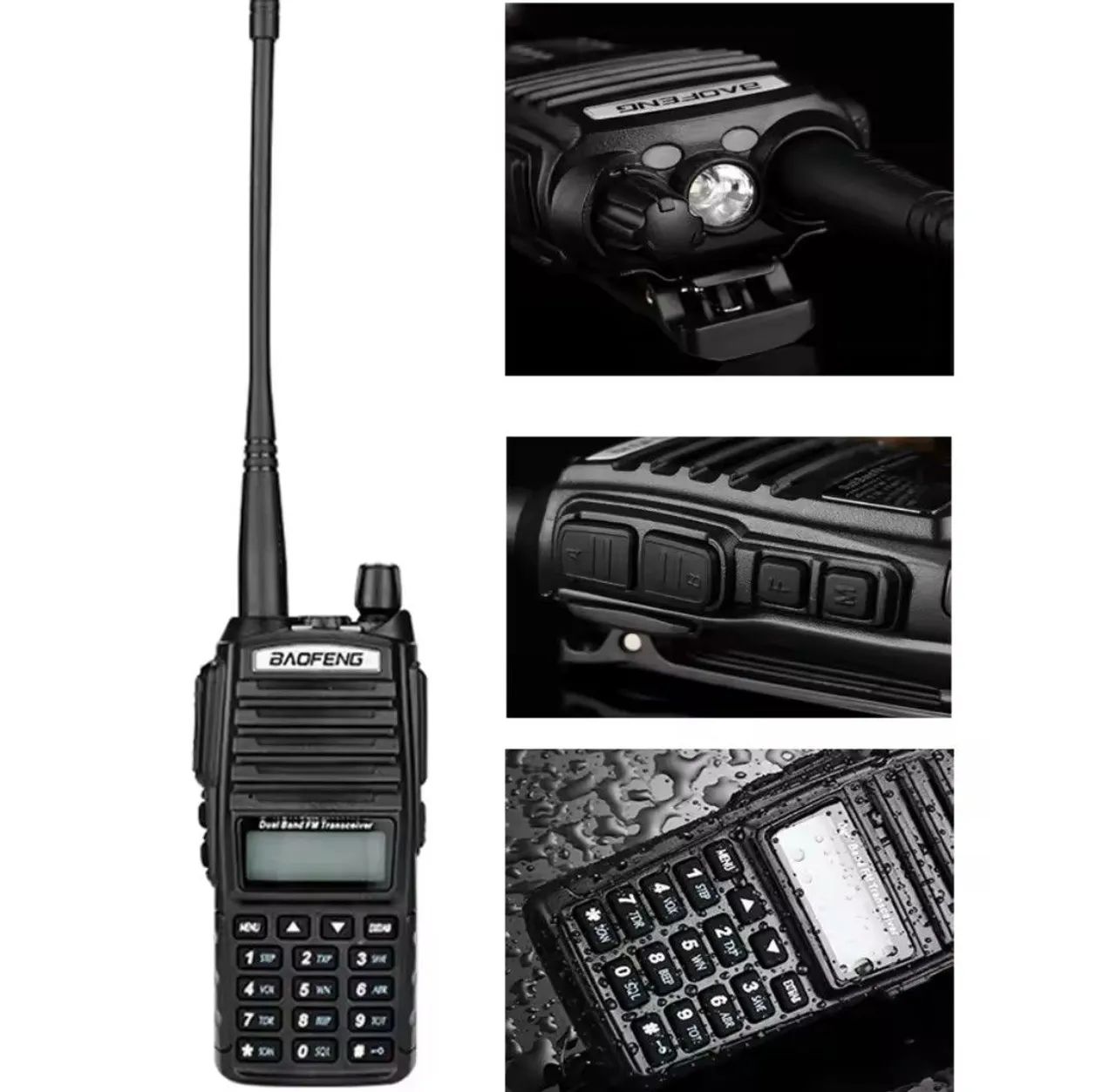 Rádio comunicador baofeng uv82 novos, zero sem uso - Foto 3