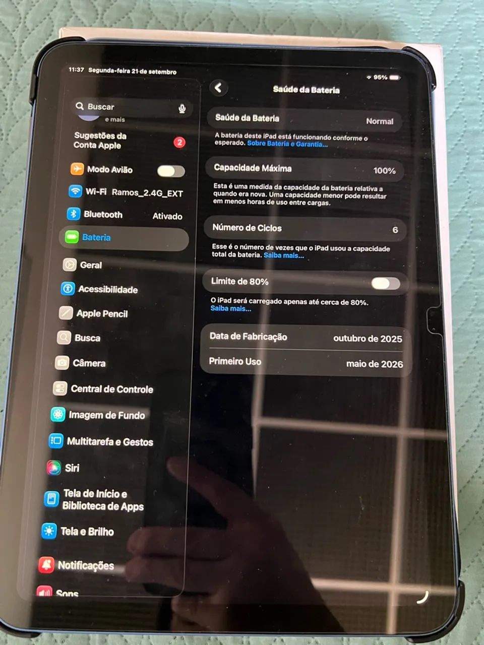 Ipad 11 - excelente com caixa e nota fiscal - Foto 4