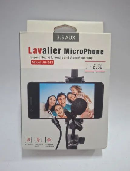 Microfone de Lapela Lavalier Modelo JH-043
