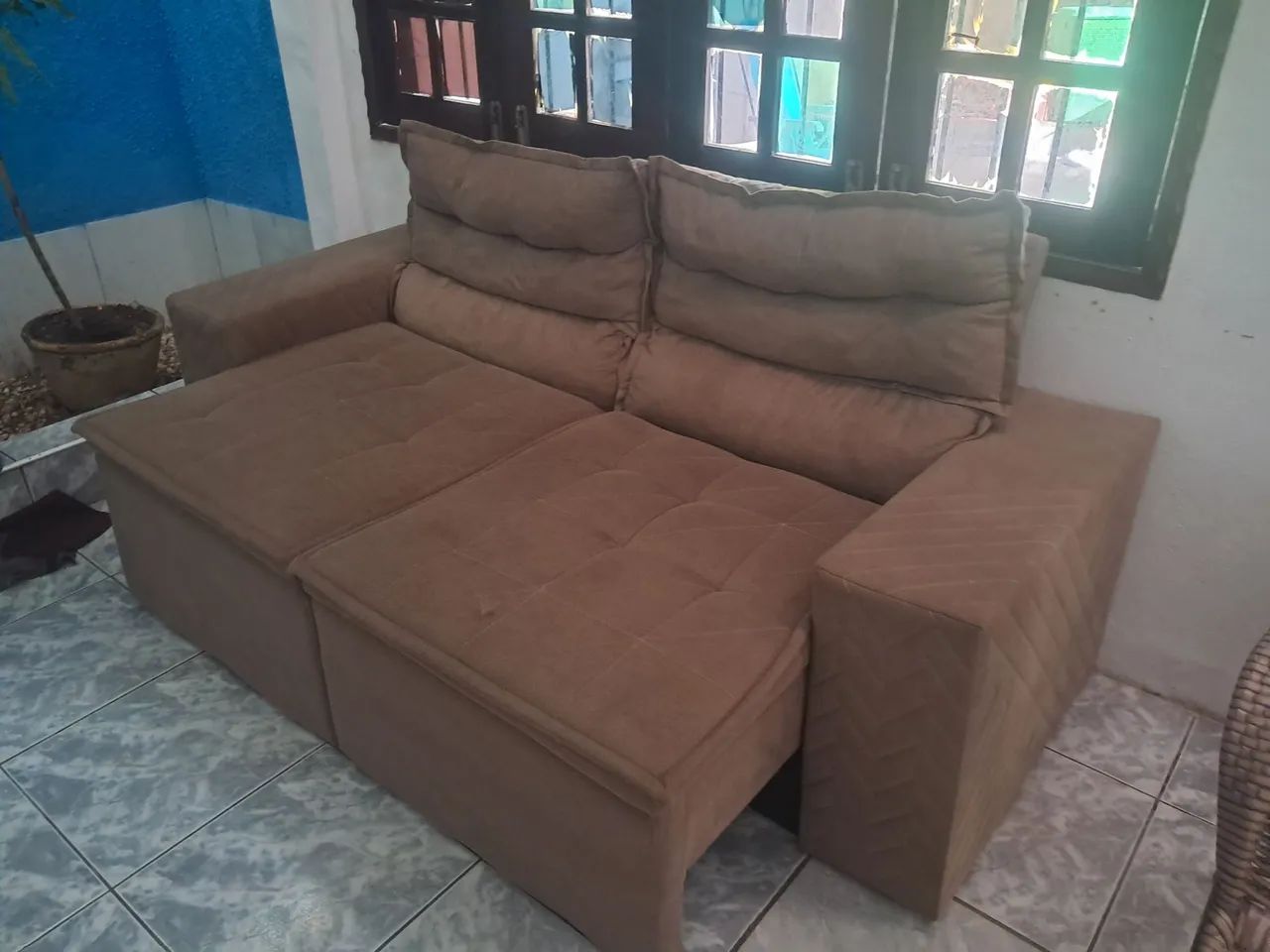 Sofa reclinavel novo 