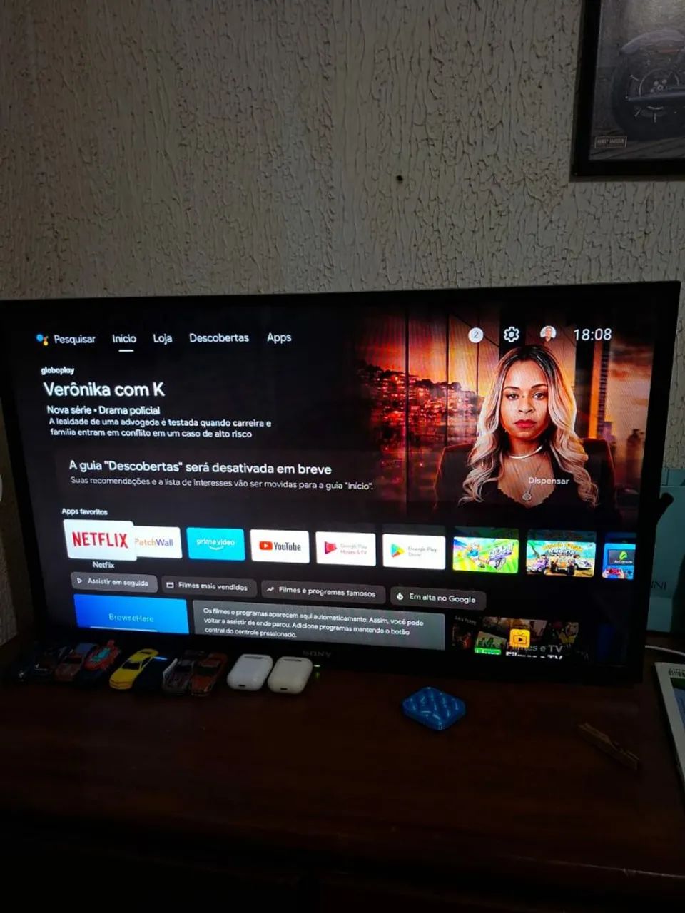 Tv Sony 32 Polegadas, não é smart mas vai com aparelho androque transforma em uma smart tv - Foto 2