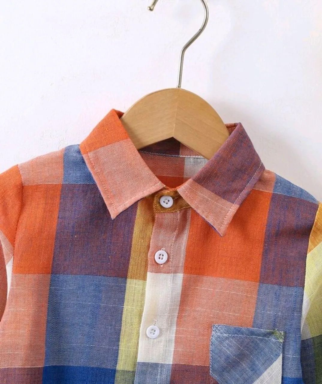 Camisa xadrez infantil  - Foto 3