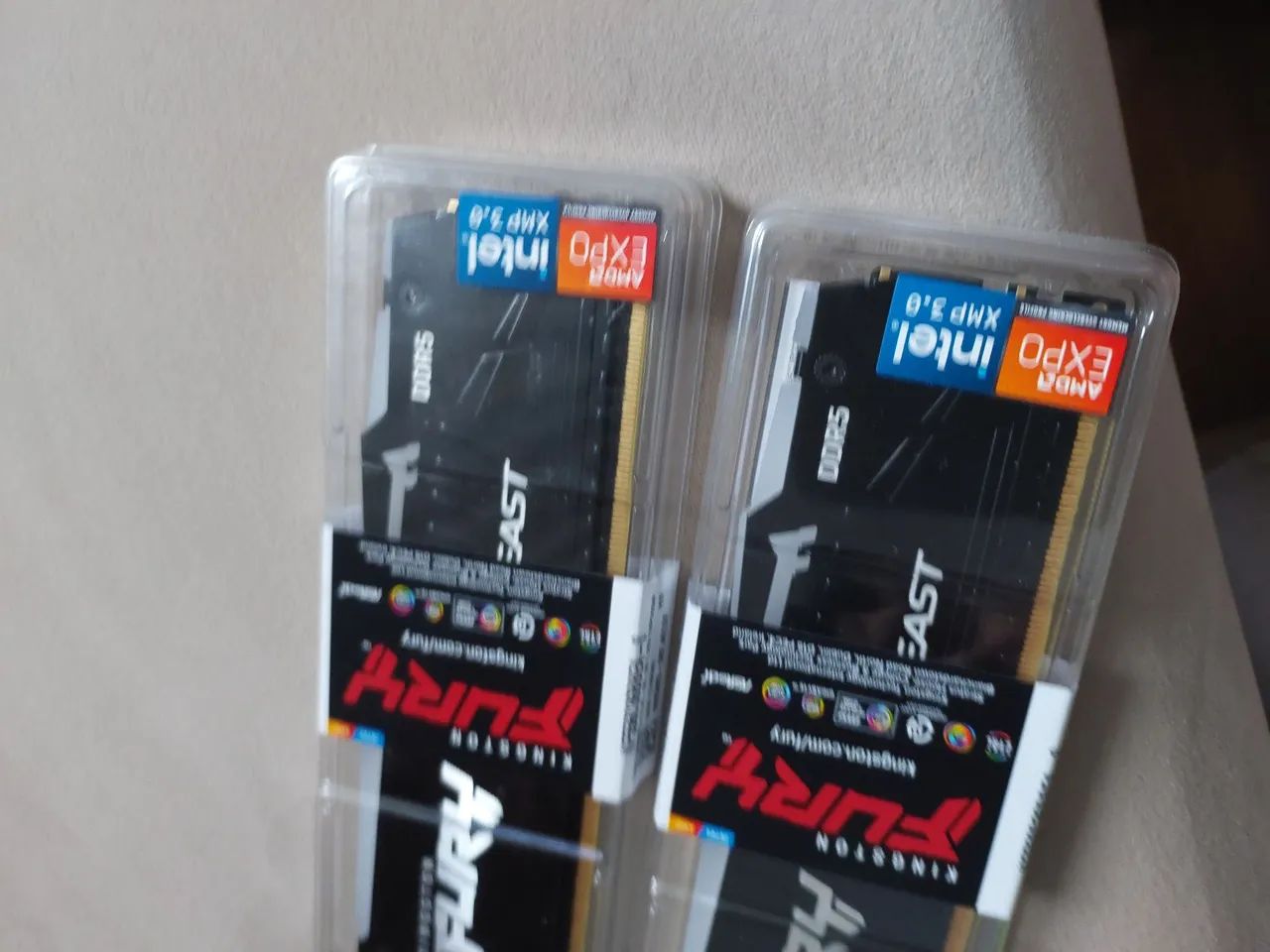 DDR5 RGB kingston Beast zero lacrada 2x8 - Foto 2