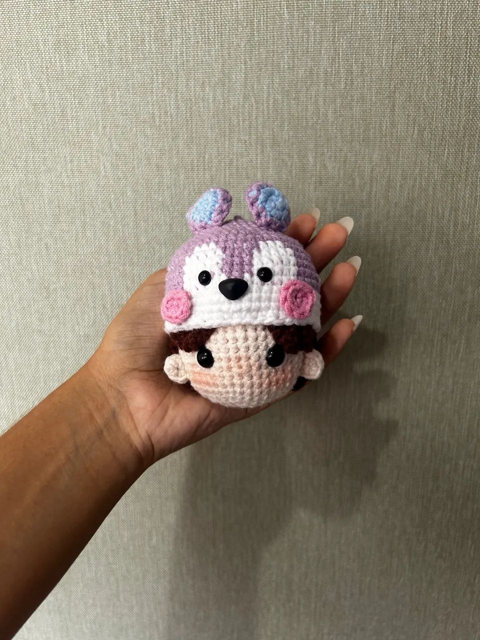 Chaveiro J-Hope BTS amigurumi