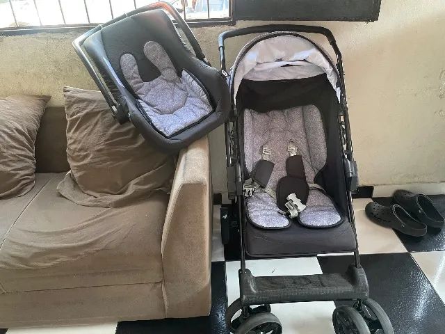 KIT CARRINHO DE BEBÊ E BEBÊ CONFORTO - Foto 2