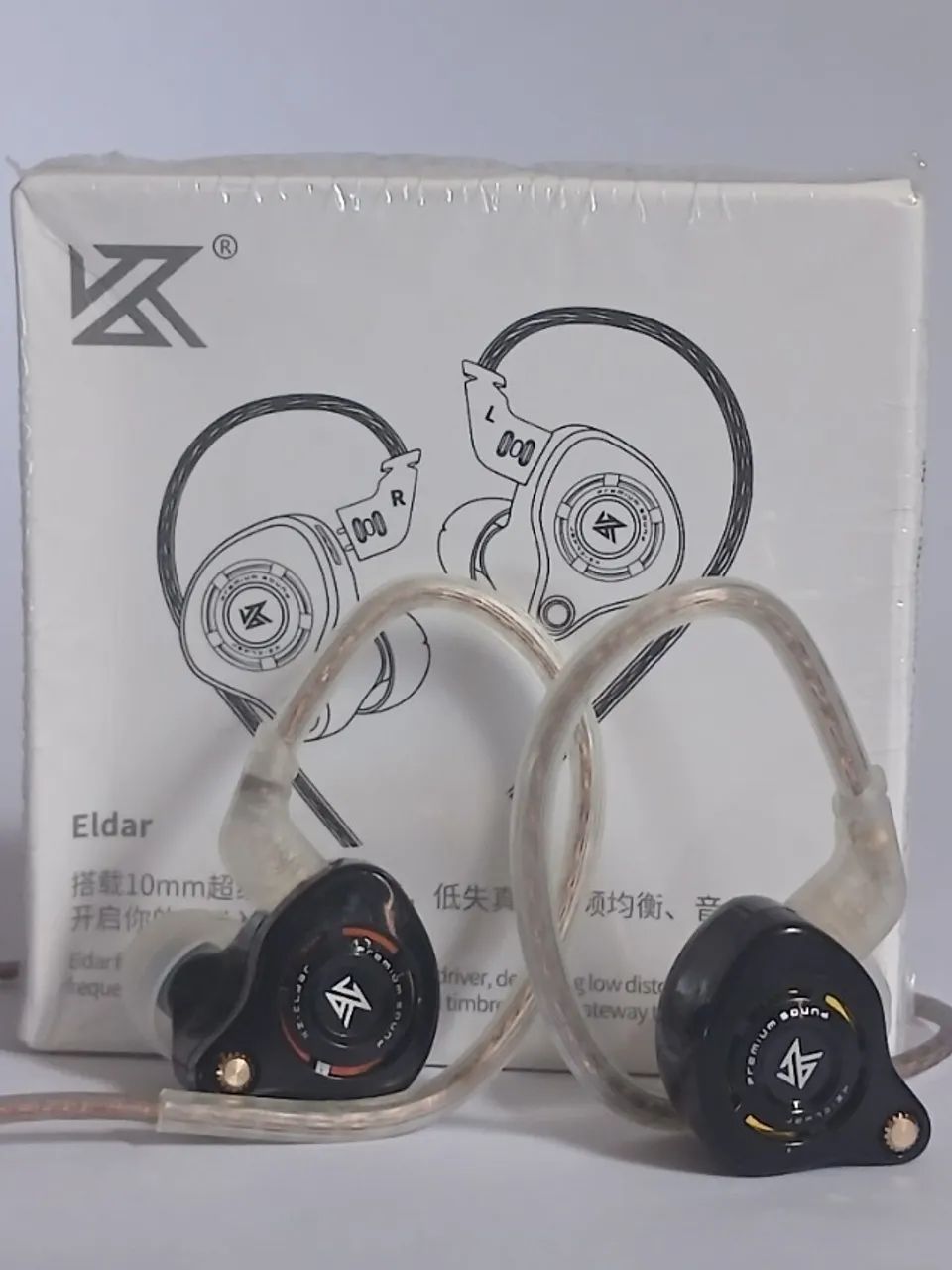 Fone KZ Eldar - Lacrado / COM MICROFONE - Foto 2