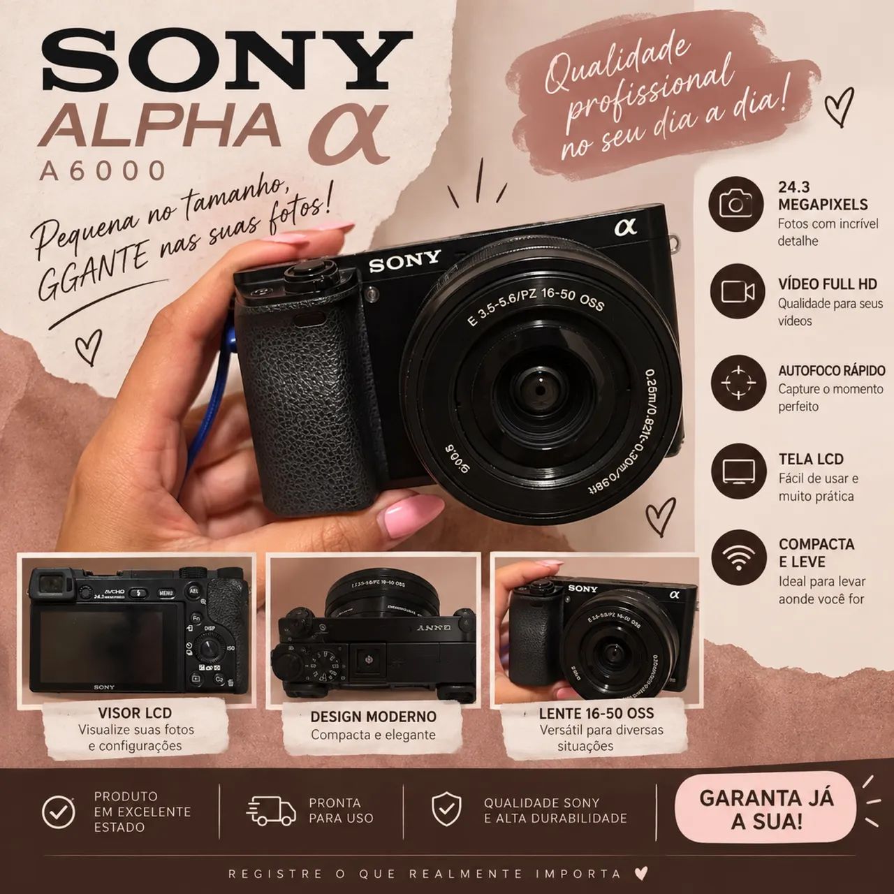 Câmera Sony