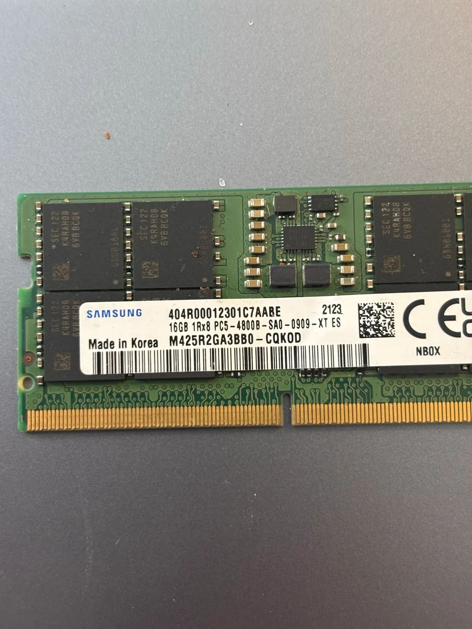 Memória RAM 16GB DDR5 4800MHz Samsung Original - Notebook