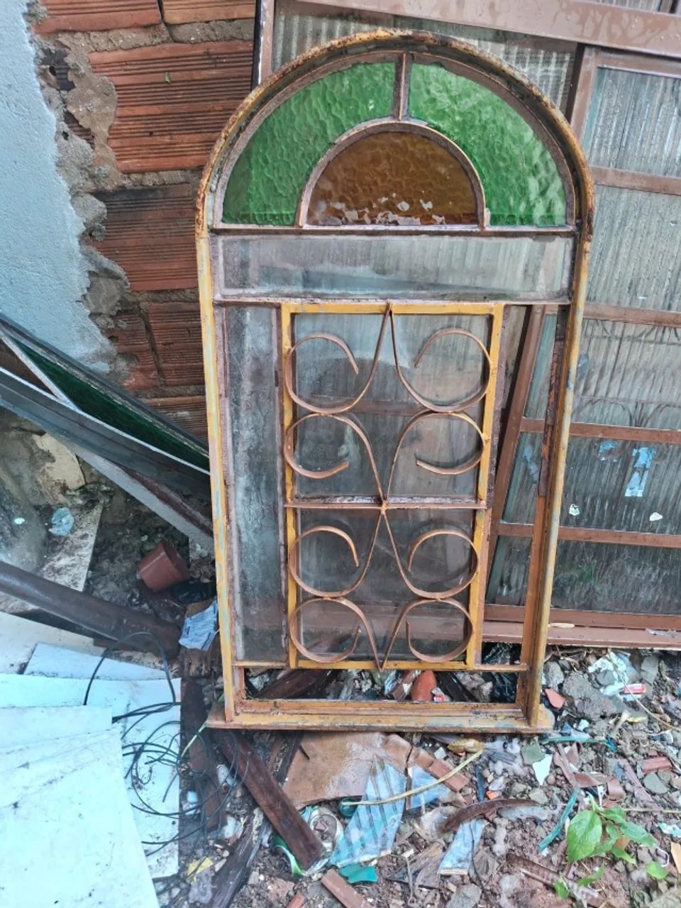 janelas e porta usados
