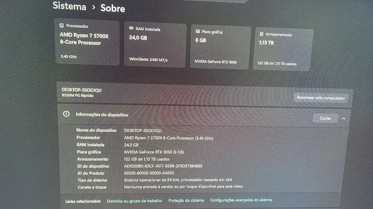 PC gamer novo completo  - Foto 3
