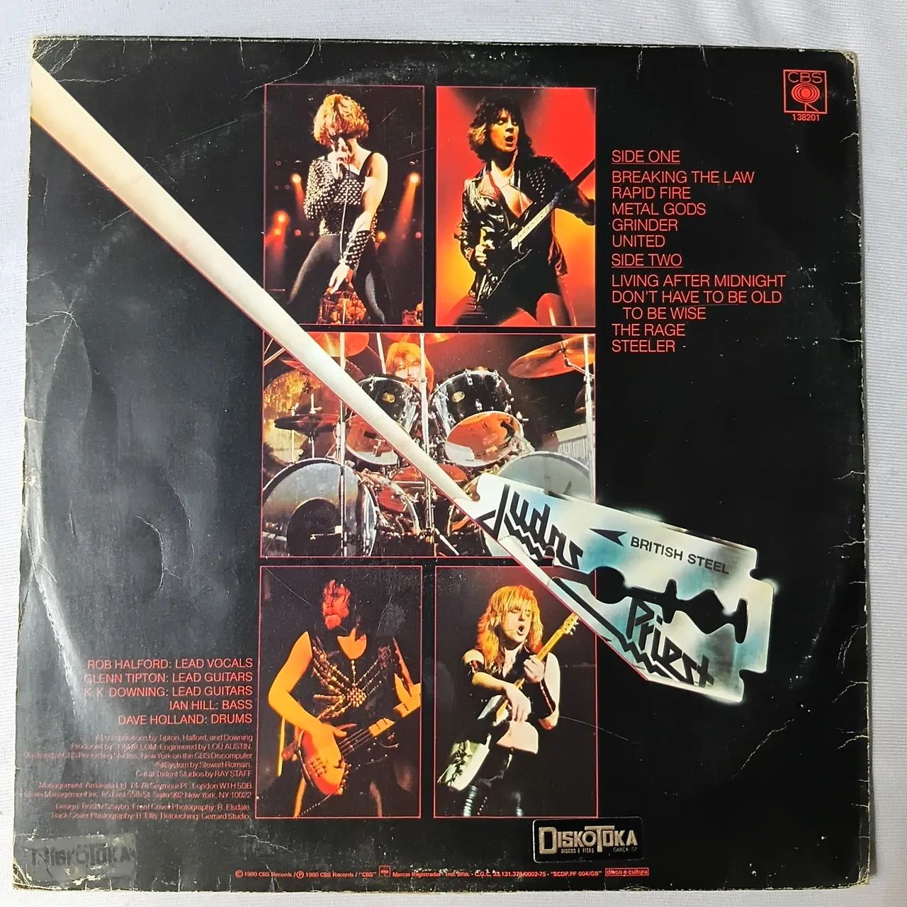 SEM OLX PAY... Disco de vinil Judas Priest - British Steel - Foto 2