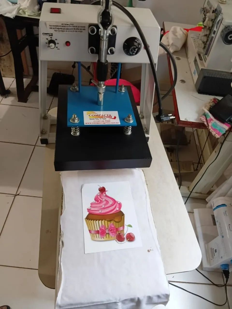 Máquina Compacta Print Semi-Nova 110v - Oportunidade para Empreender - Foto 4