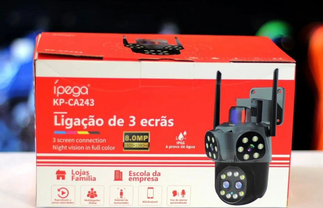 Câmera ipega 3 lentes
