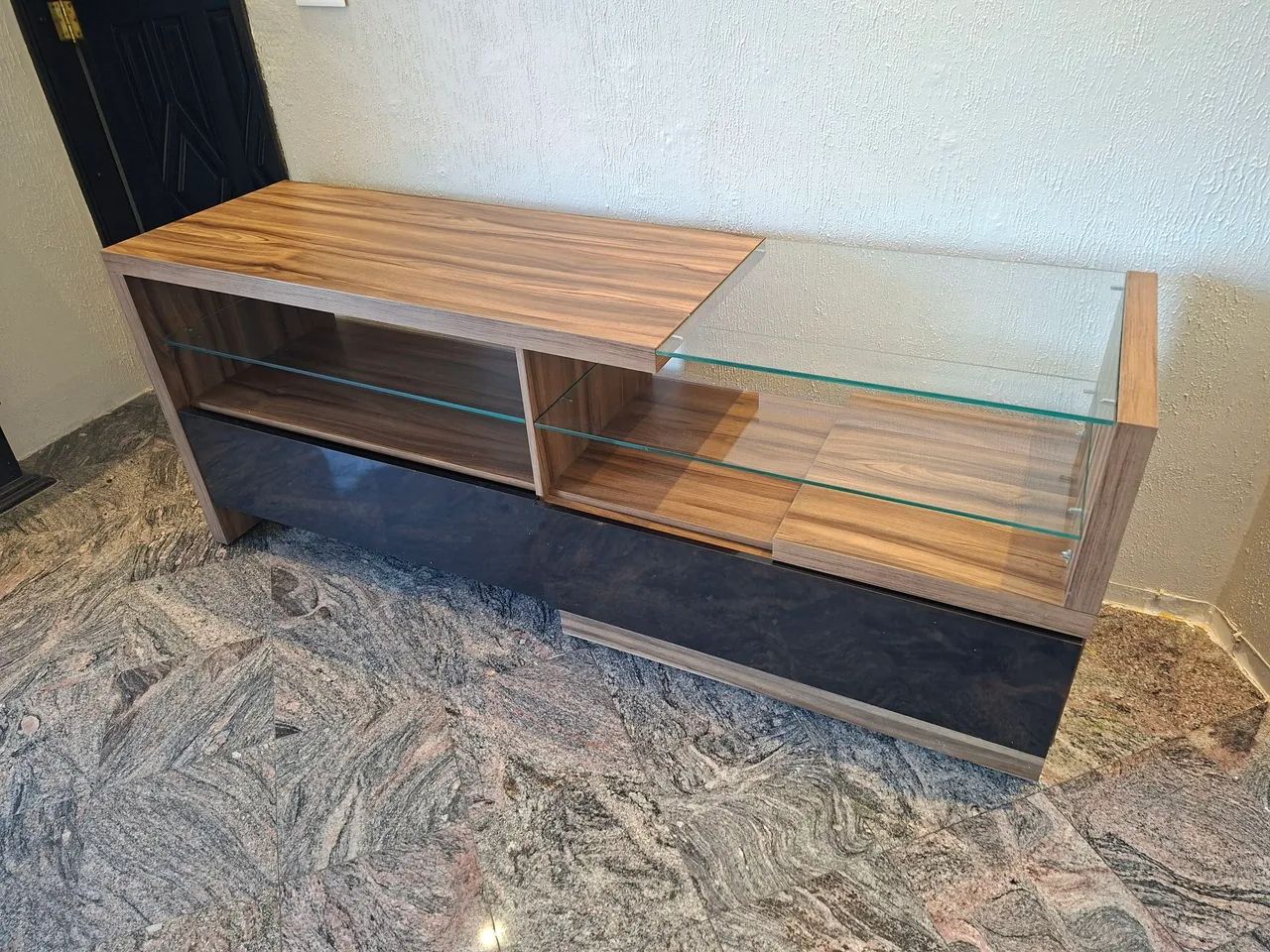 Rack sala 1,83cm MDF e Vidro temperado - Foto 3