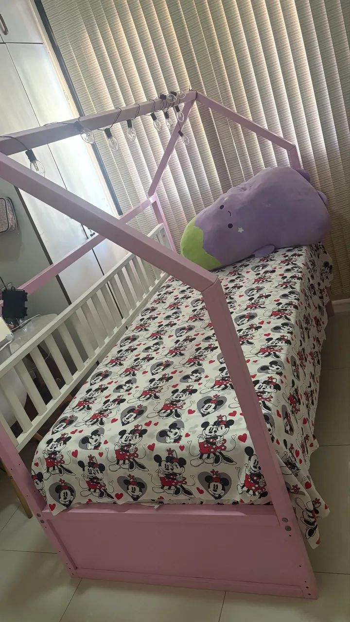 Cama infantil casinha - Foto 3