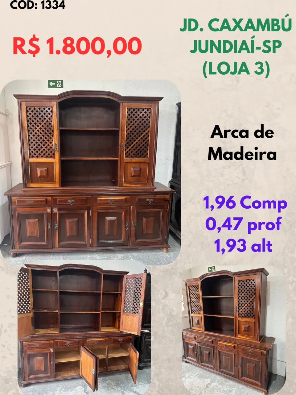 Arca de Madeira 