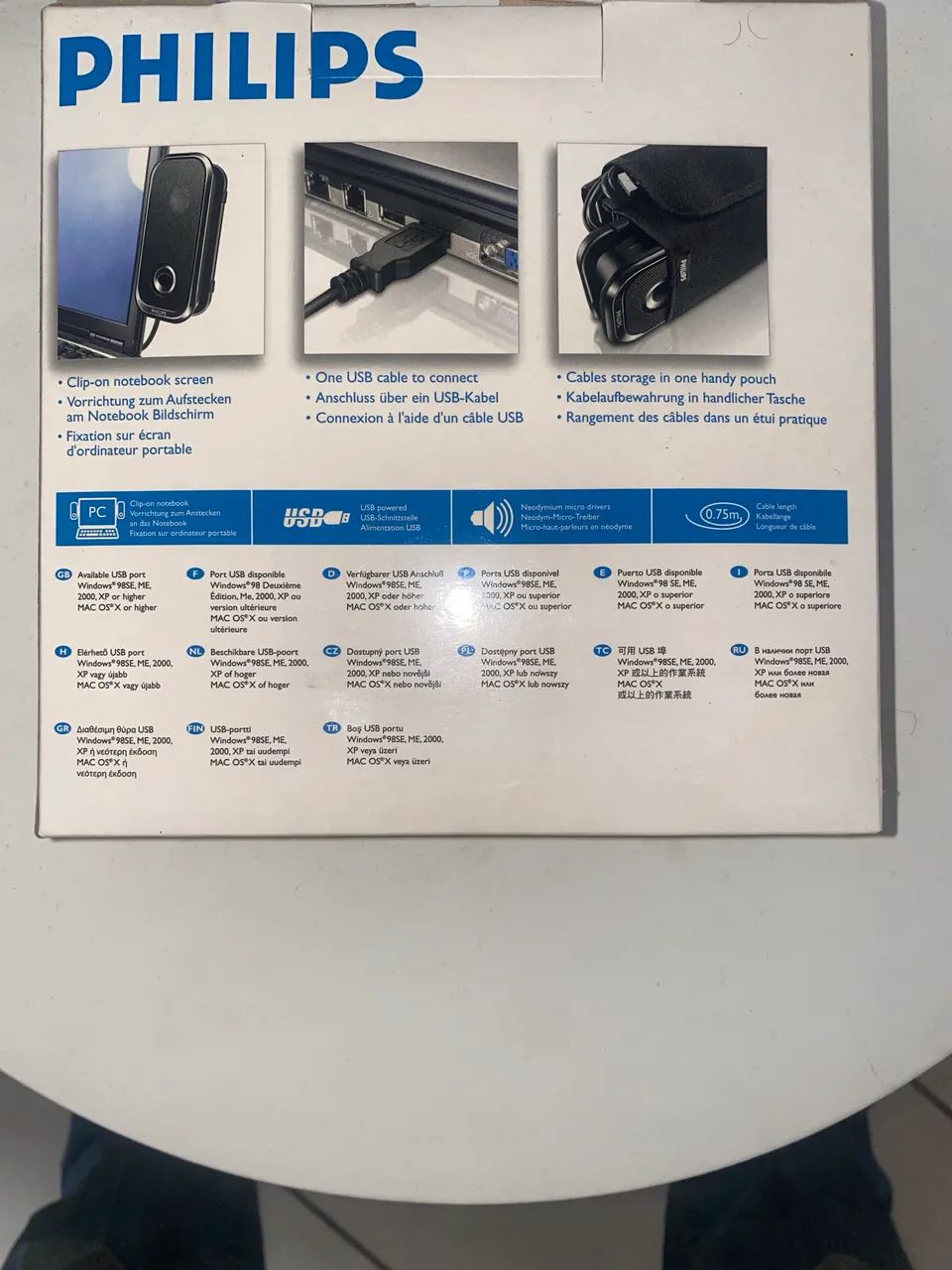 Caixa de Som Philips SPA5200 Nova na caixa - Foto 2
