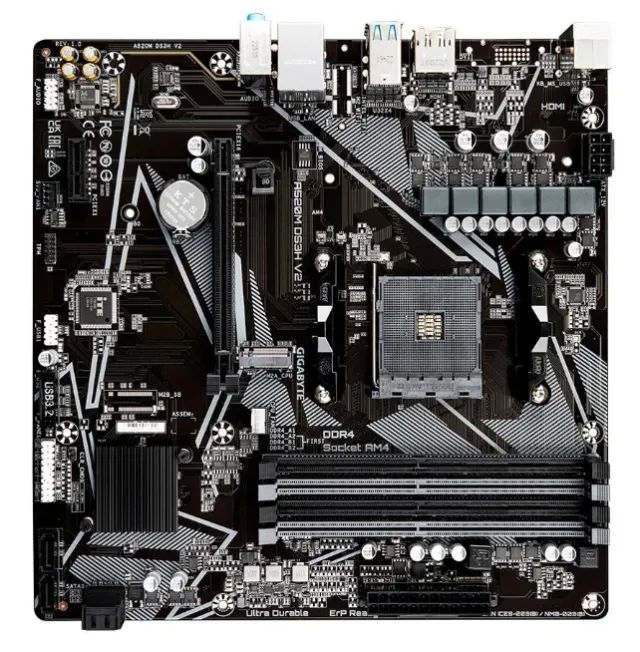 Placa-Mãe Gigabyte A520M DS3H V2 - Foto 3