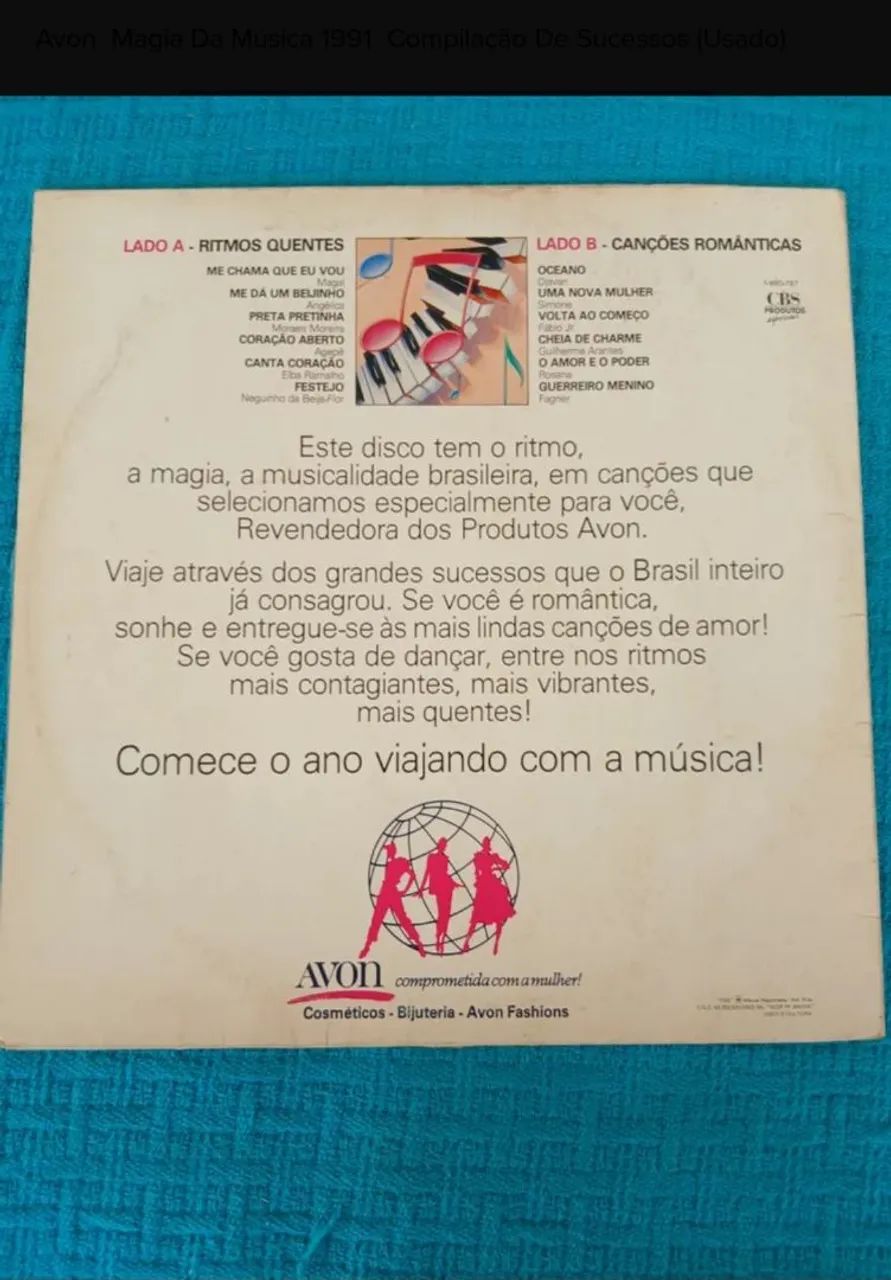 Avon  Magia Da Música 1991  Compilação De Sucessos - Foto 4