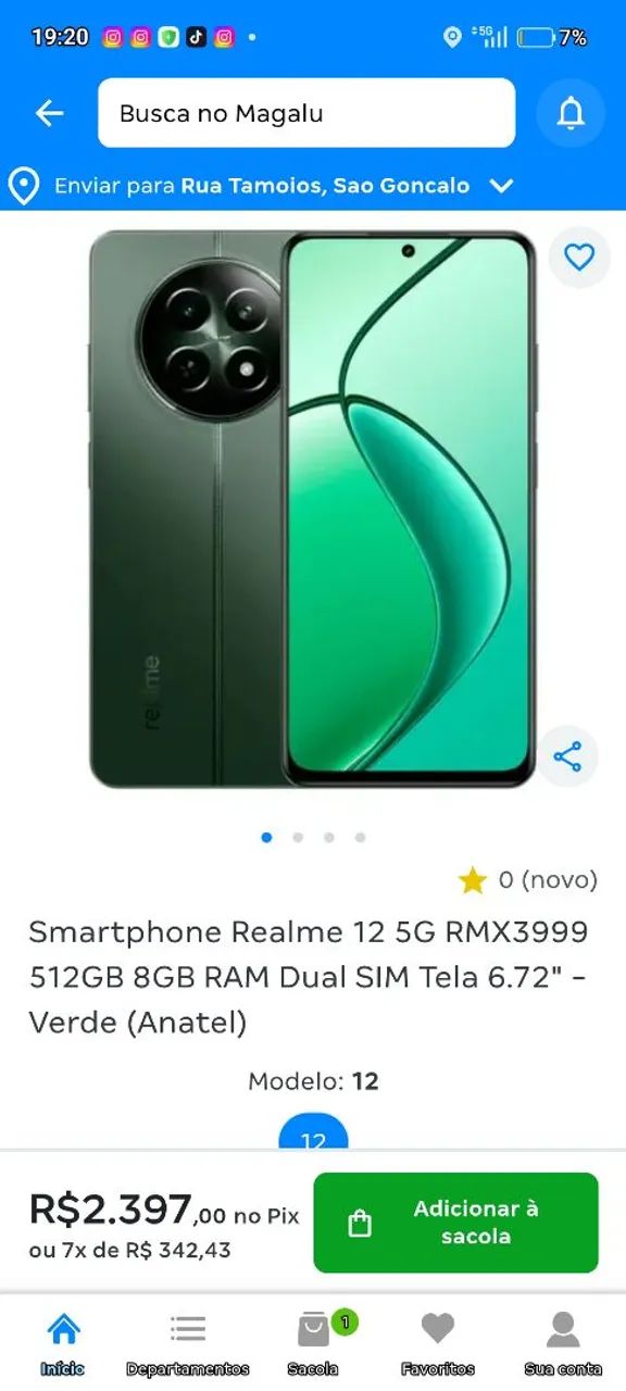 Realme 12c 5g 512mb - Foto 2