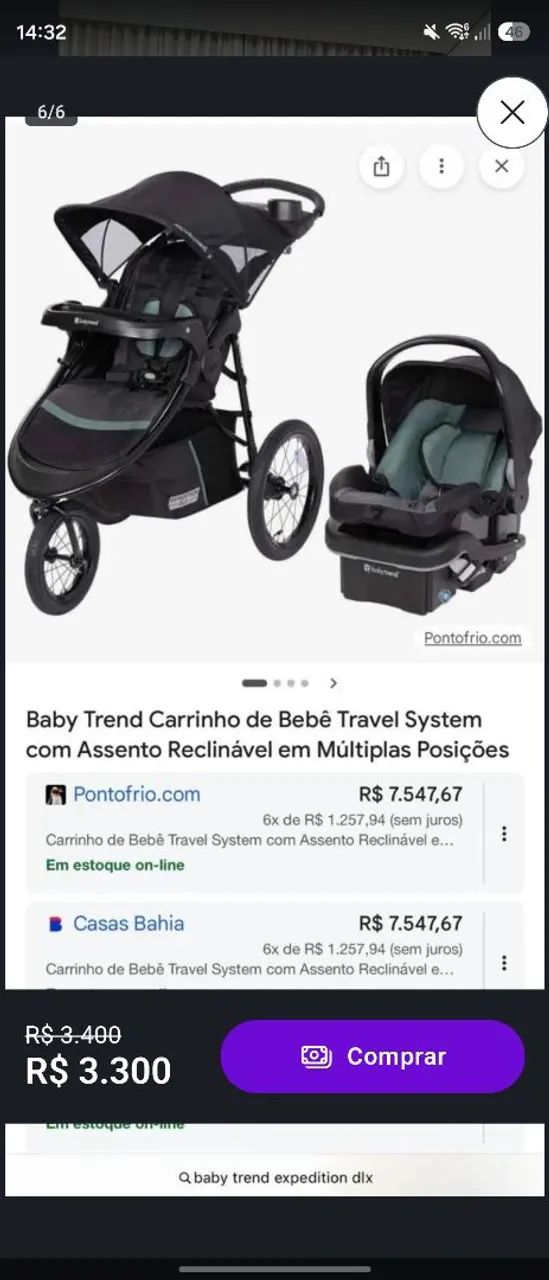 Carrinho Baby trend - Foto 4