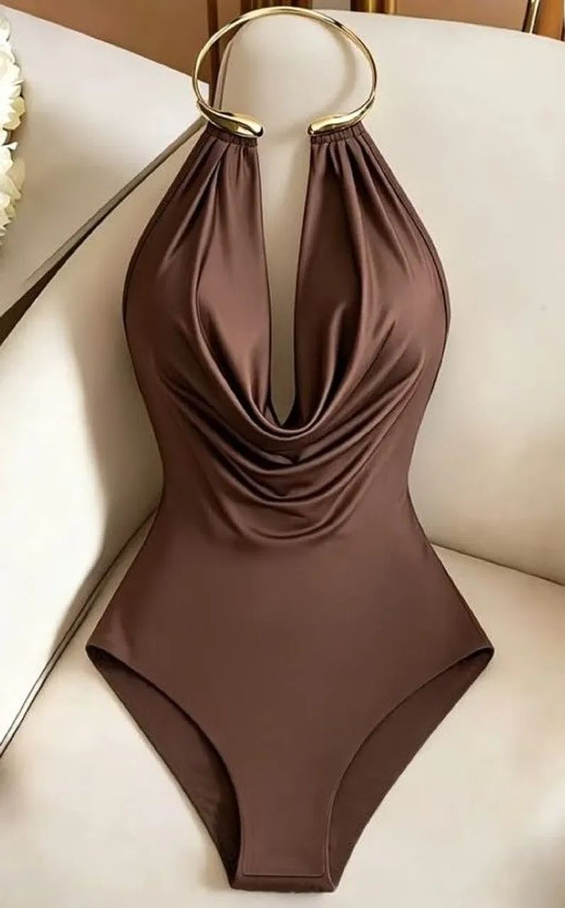 Body dourado novo , estilo Paty  - Foto 3