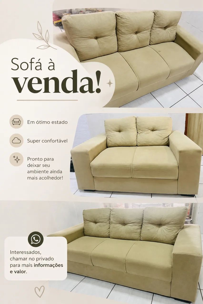 Sofá em ótimo estado! 