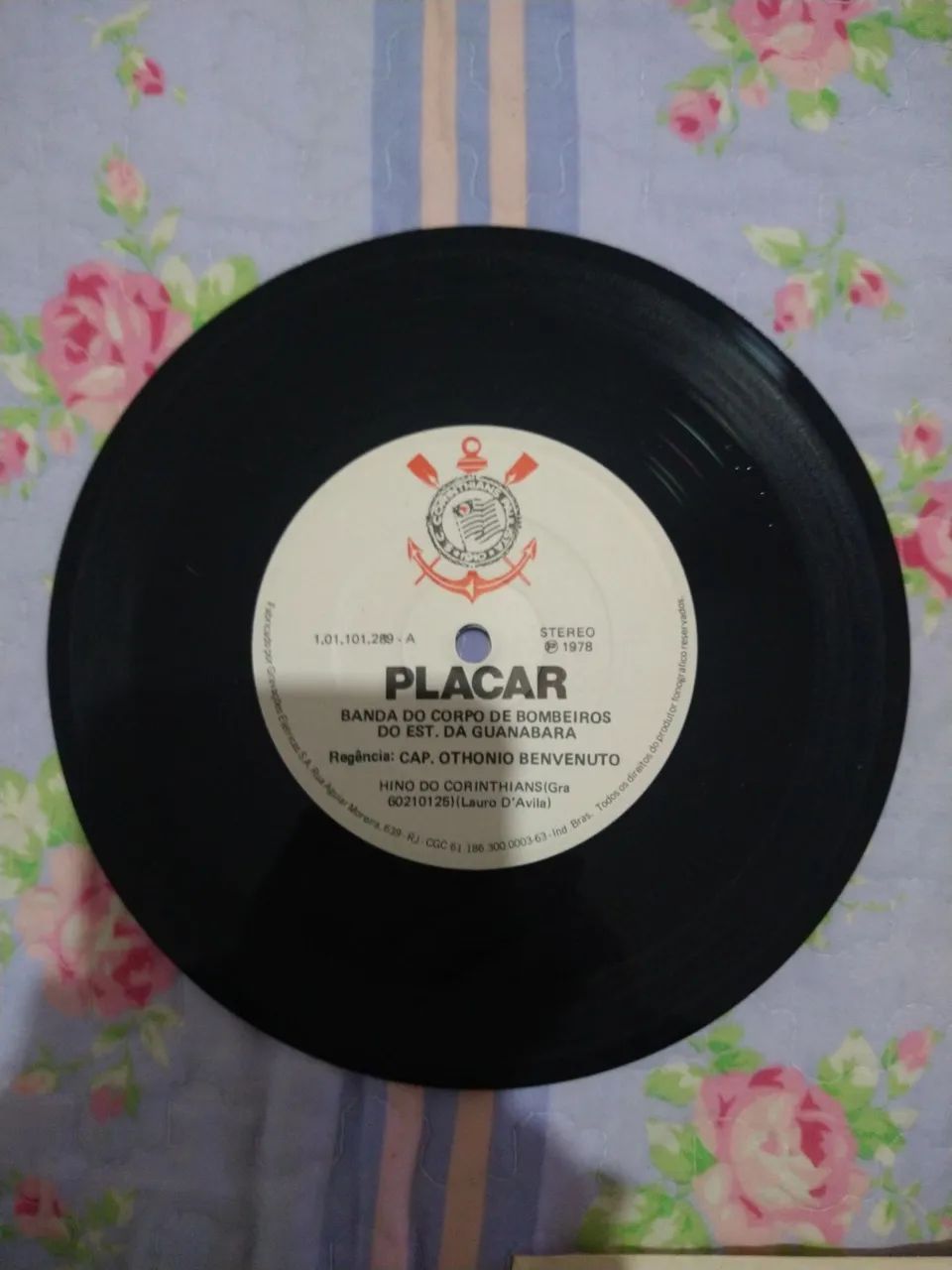 Disco Vinil Compacto Placar - Hino do Corinthians 1978  - Foto 3