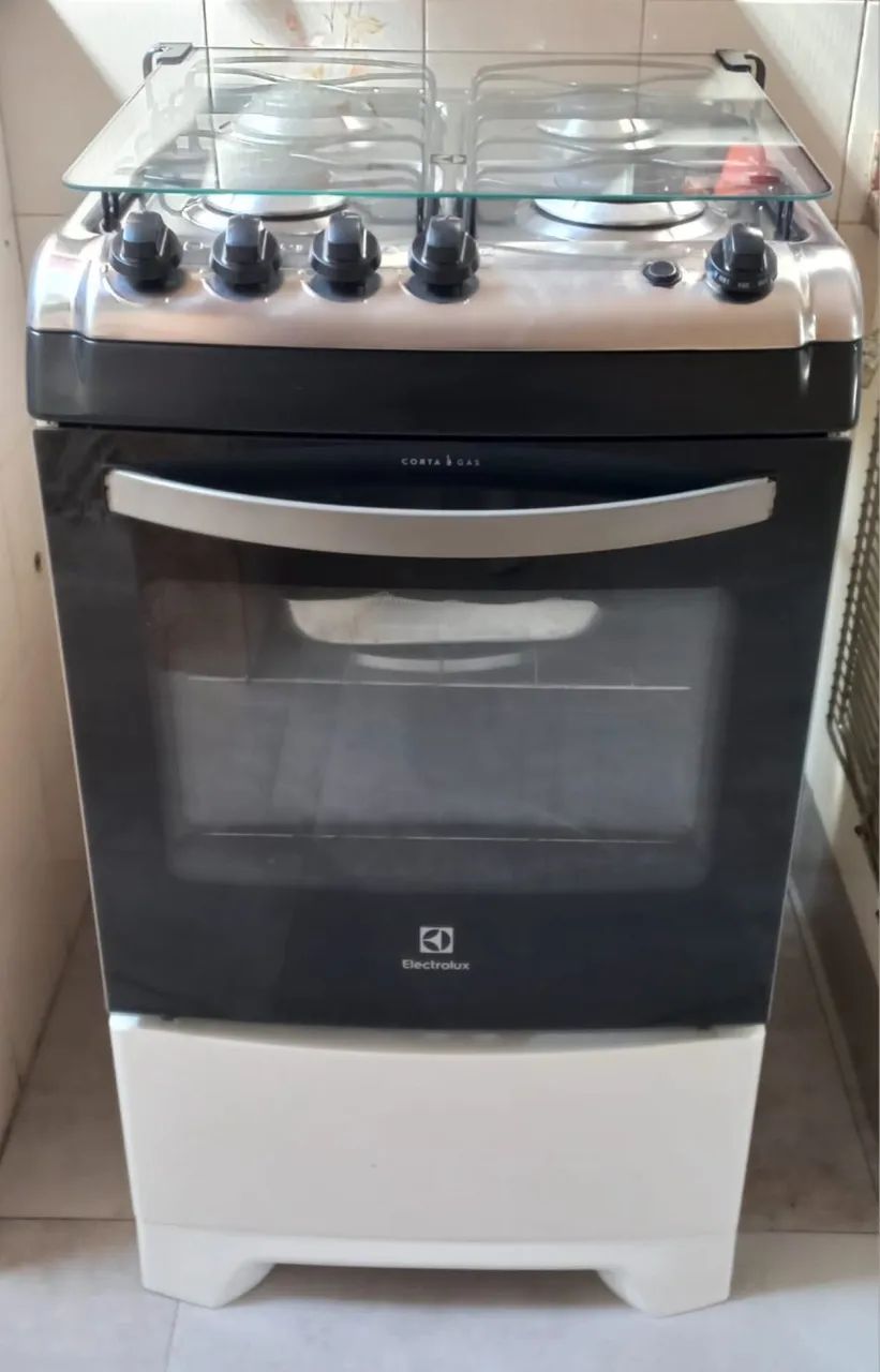 Fogão Eletrolux 4 Bocas 52SBC Branco acendimento automático 