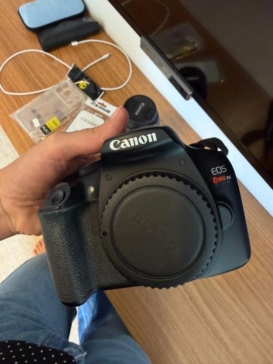 Kit Canon Rebel T6 Completo | 100mm Macro USM + 18-55mm + Flash Yongnuo 
