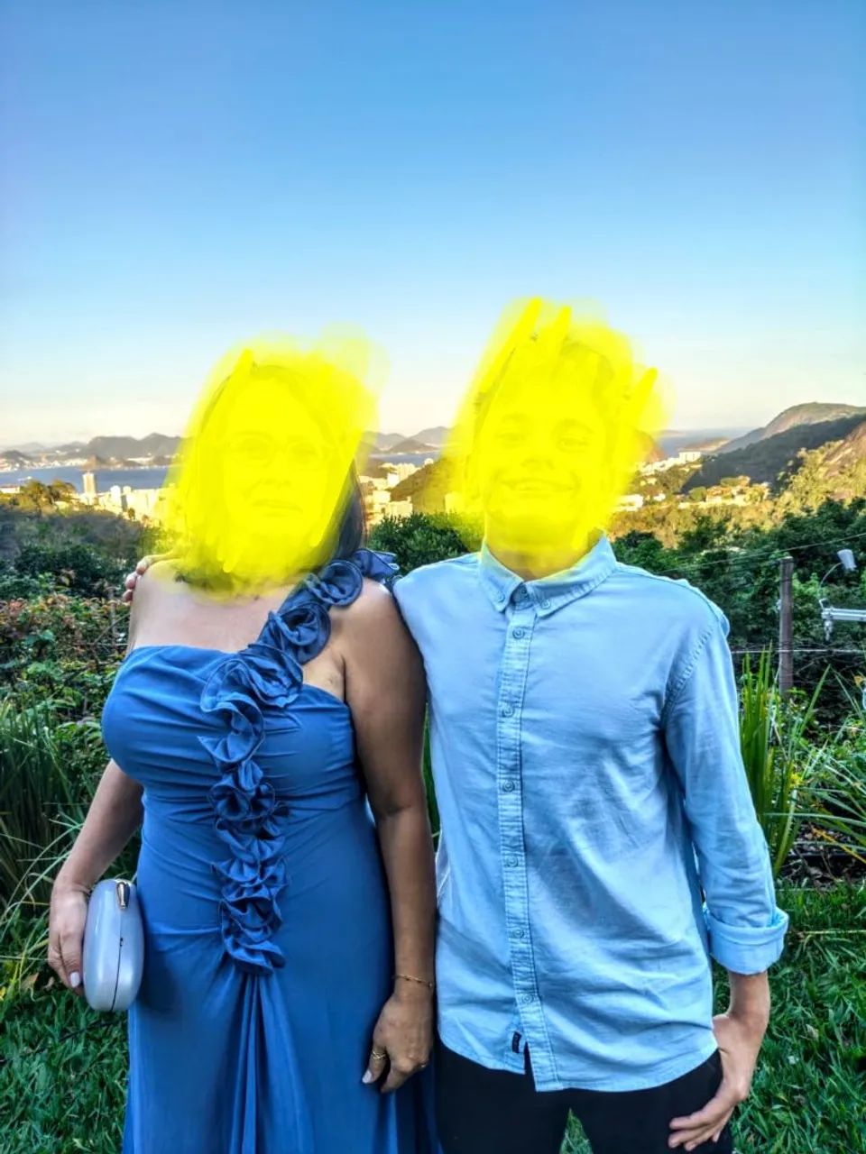 Lindo vestido longo Azul  - Foto 2