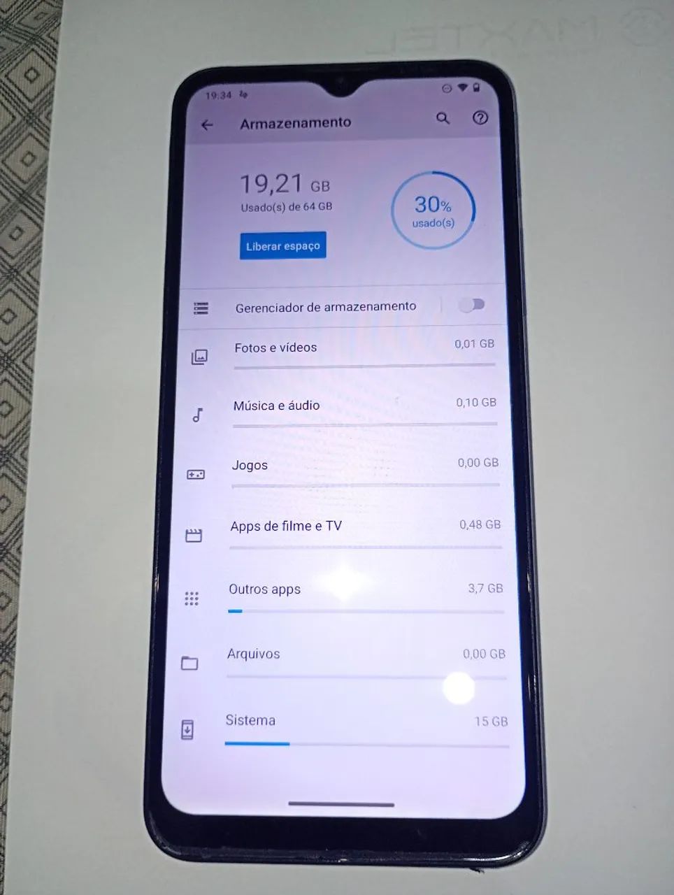 Moto E7 64 gigas aceito troca. - Foto 5
