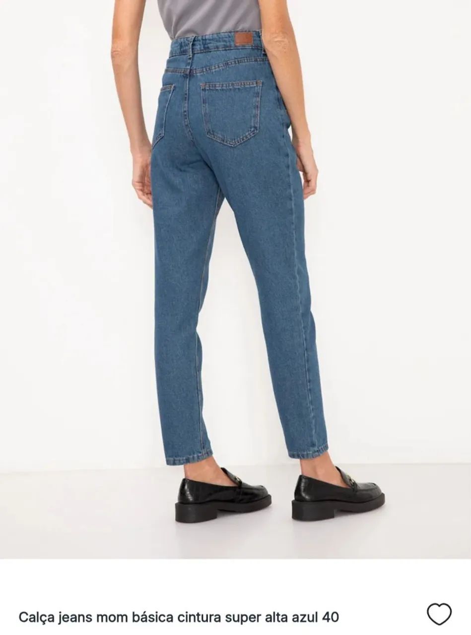 Calça Jeans Mom C&A tam.40 NOVA - Foto 2