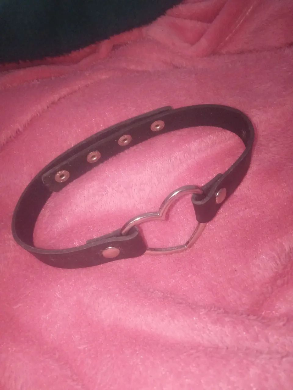 Choker Coração Preto 