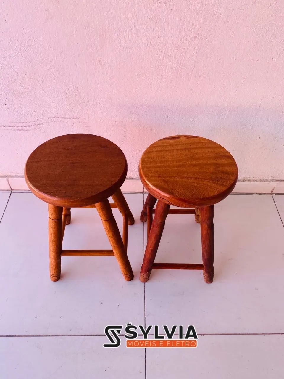 BANCO MÉDIO DE MADEIRA 50 CM - Foto 5