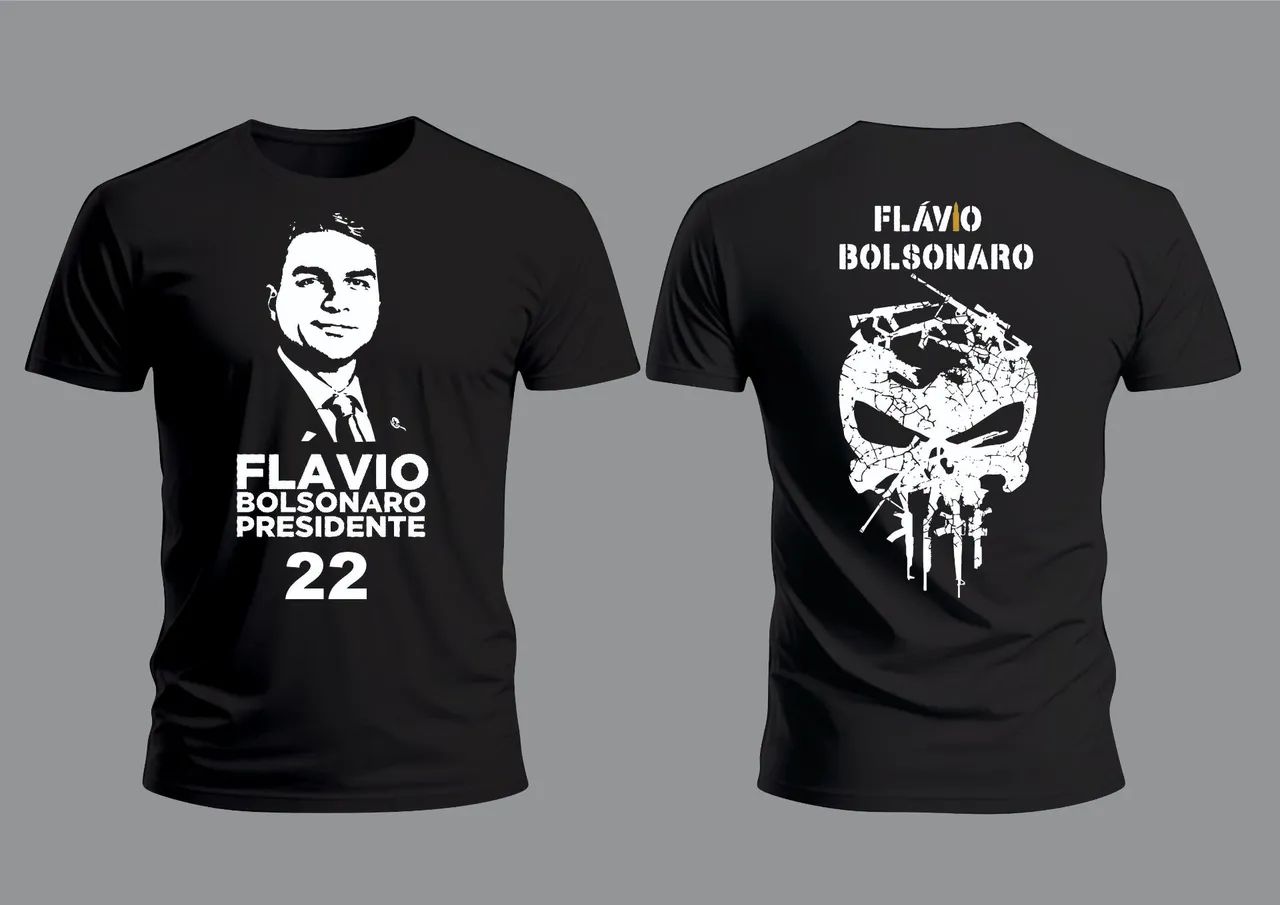 Camisas Flávio Bolsonaro 22