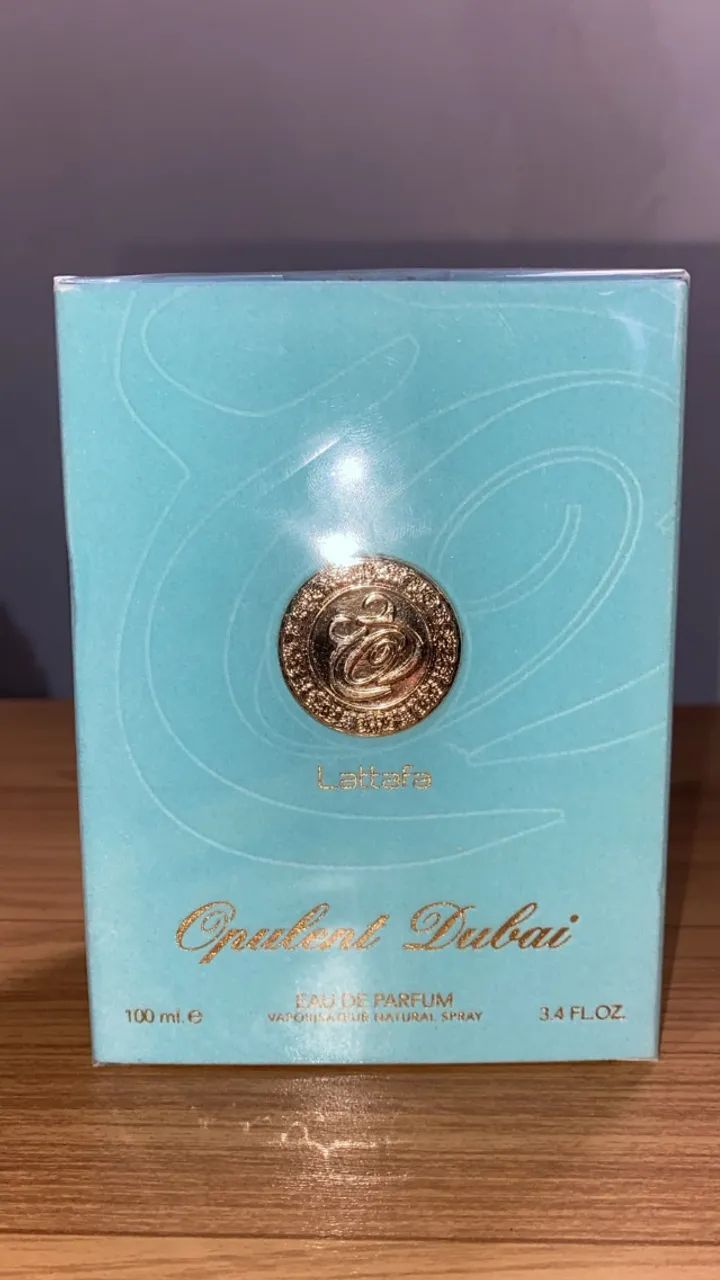 Perfume lattafa opulent dubai 100ml - original - lacrado