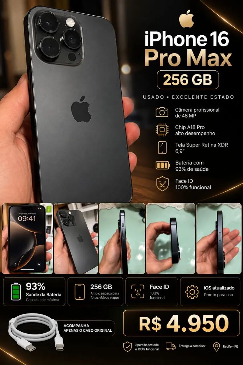 IPHONE 16 PRO MAX 256GB
