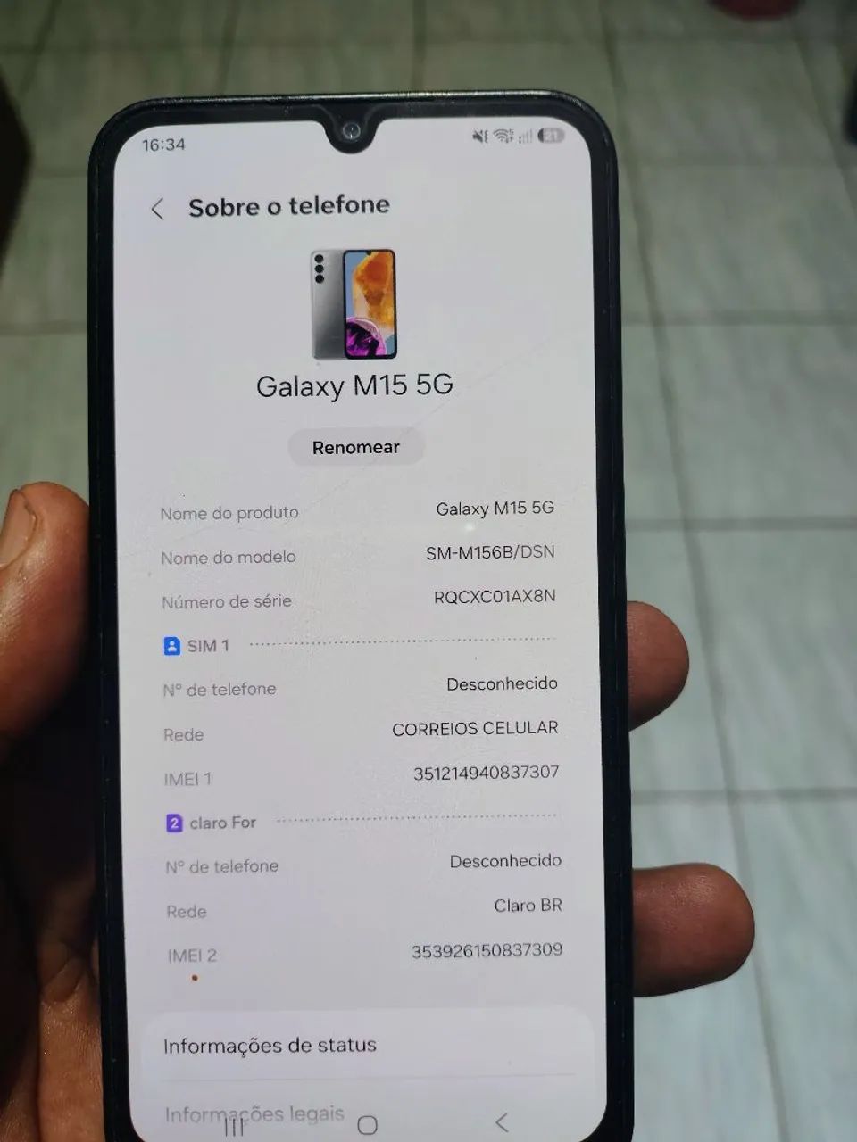 Samsung galaxy m15, pra vender hoje