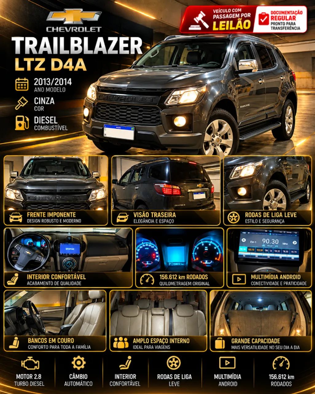 Chevrolet Trailblazer LTZ 2.8 CTDI DIESEL AUT. 2014