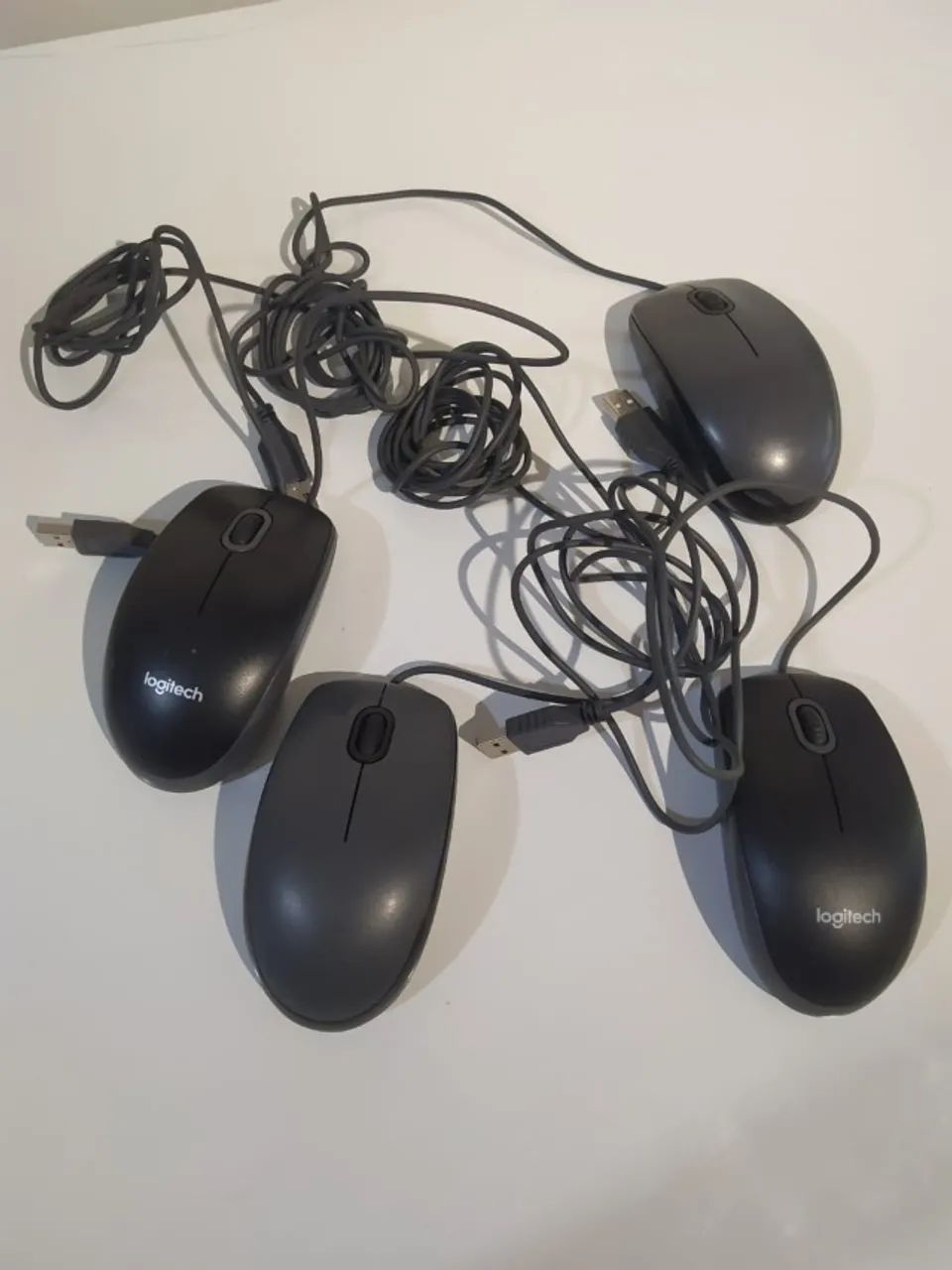 mouse logitech, kit com 4 unidades 