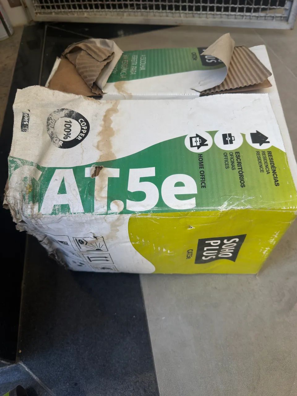 Caixa Cabo De Rede Furukawa SohoPlus Cat5e 305m (100% Cobre) - Foto 3